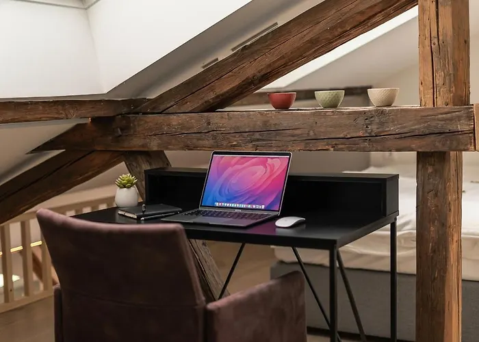 CREST Riverside Lofts I Küche I Parken I Self Checkin I WIFI * Passau