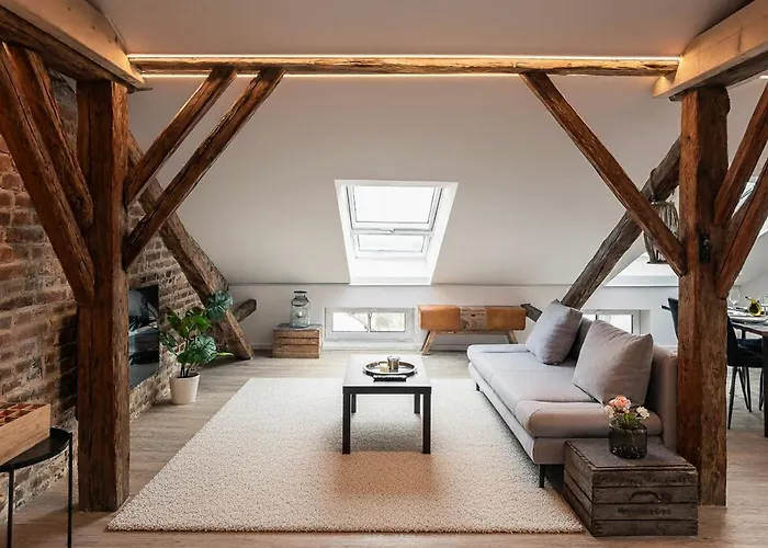 Apartment CREST Riverside Lofts I Küche I Parken I Self Checkin I WIFI Passau